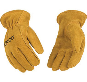 50 DRIVER GLOVES SUEDE COW+ KEY GOLD L