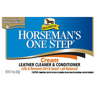 HORSEMANS ONE STEP CREAM LEATHER CLEANER AND CONDITIONER - 15OZ - EACH