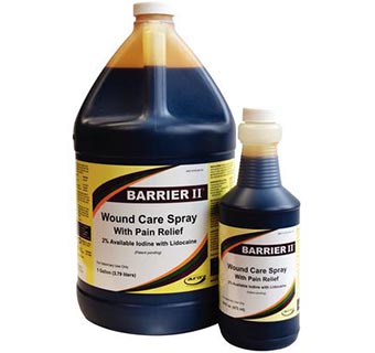 BARRIER II® WOUND CARE SPRAY WITH PAIN RELIEF REFILL GALLON 1/PKG