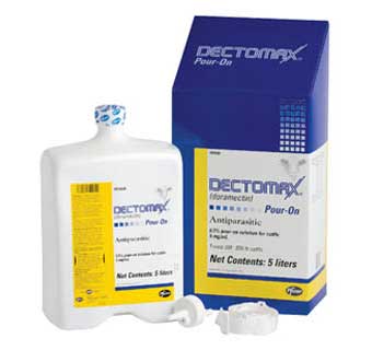 DECTOMAX® POUR-ON SOLUTION (DORAMECTIN) 2.5 LITER 4 COUNT BOX