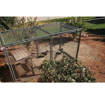 WELDED WIRE KENNEL TOP 5 FT X 10 FT POWDER-COATED