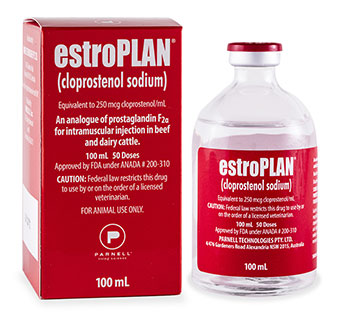 ESTROPLAN® (CLOPROSTENOL SODIUM PROSTAGLANDIN) 100 ML/50 DOSE