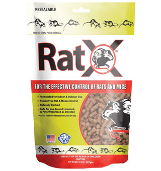 RATX® PELLET 25 LB TAN TO GRAY ODOURLESS