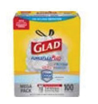 GLAD® FORCEFLEX® TRASH BAG 13 GAL 100/PKG