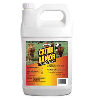 STARBAR® CATTLE ARMOR™ 1% SYNERGIZED POUR-ON 2.5 GAL BOTTLE