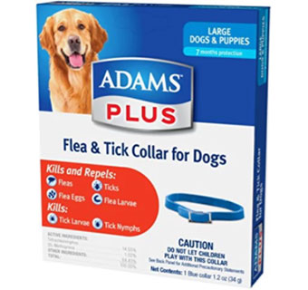 ADAMS PLUS FLEA & TICK COLLAR DOG LARGE
