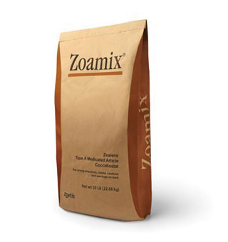 ZOAMIX® TYPE A MEDICATED FEED ADDITIVE/ANTI-COCCIDIAL POWDER 25% 50 LB