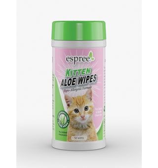 KITTEN ALOE WIPE 50/PKG