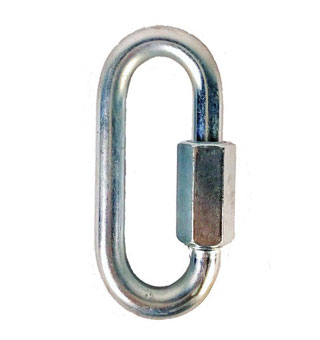 VOLTHA™ QUICK-LINK CONNECTOR SILVER ZINC-PLATED 3/8 IN 1950 LB