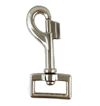 VOLTHA™ SWIVEL STRAP EYE BOLT SNAP SILVER DIE-CAST ZINC 1 IN