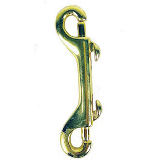 VOLTHA™ DOUBLE-ENDED BOLT SNAP SOLID BRASS 3-1/2 IN L 75 LB