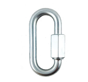 VOLTHA™ QUICK-LINK CONNECTOR SILVER ZINC-PLATED 1/4 IN 880 LB