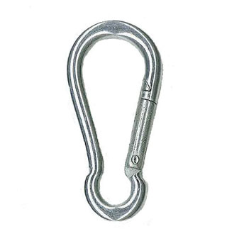VOLTHA™ SNAP HOOK SILVER ZINC-PLATED 3/16 IN 90 LB