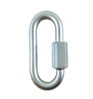 VOLTHA™ QUICK-LINK CONNECTOR SILVER ZINC-PLATED 5/16 IN 1500 LB