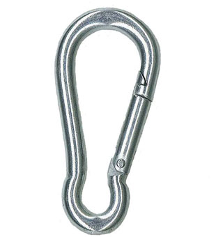 VOLTHA™ SNAP HOOK SILVER ZINC-PLATED 5/16 IN 250 LB