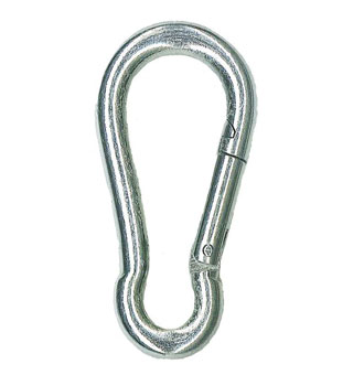 VOLTHA™ SNAP HOOK SILVER ZINC-PLATED 3/8 IN 290 LB