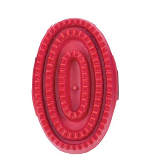 CURRY COMB JUNIOR SOFT RUBBER 4-3/4 IN RED