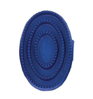 CURRY COMB SOFT RUBBER 6 IN BLUE