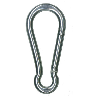 VOLTHA™ SNAP HOOK SILVER ZINC-PLATED 1/2 IN 500 LB