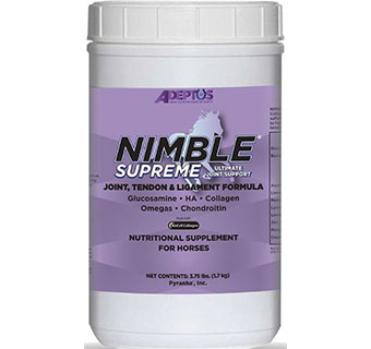 NIMBLE® SUPREME ULTIMATE JOINT & SOFT TISSUE SUPPORT FOR HORSES 3.75 LB 1/PKG