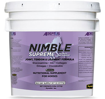 NIMBLE® SUPREME ULTIMATE JOINT & SOFT TISSUE SUPPORT FOR HORSES 10 LB 1/PKG