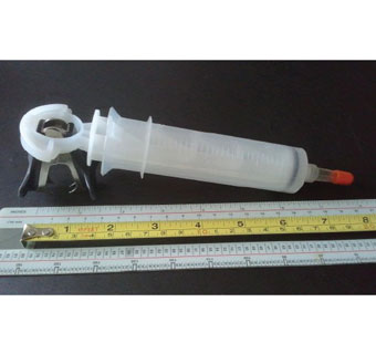 ENTERAL IRRIGATION SYRINGE WITH PILL CRUSH 60 CC