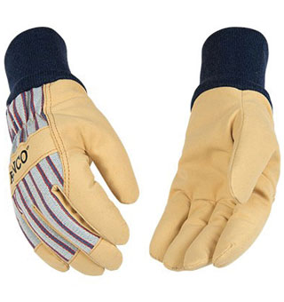 KIDS'™ 1927KW-K GLOVES PIGSKIN PALM KNIT CUFF YOUTH KM