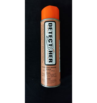 DETECT-HER™ UPRIGHT TIP TAIL PAINT SPRAY 500 ML FLUORESCENT ORANGE