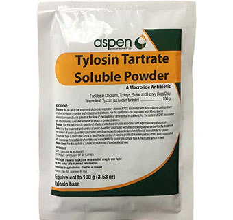 TYLOSIN TARTRATE SOLUBLE POWDER 100 G PACKET (RX)
