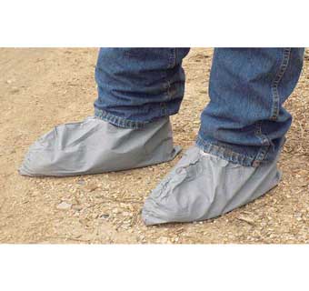 SHOE COVER SKID RESISTANT GRAY XL 5 PR/BAG 20 BAGS/CS