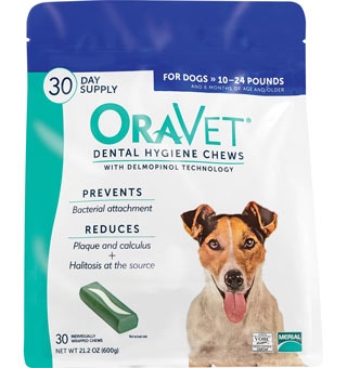 ORAVET DENTAL CHEWS SMALL DOG 6X30S (SOLD IN HAWAII ONLY)