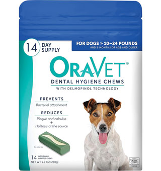 ORAVET DENTAL CHEWS SMALL DOG 6X14S (SOLD IN HAWAII ONLY)