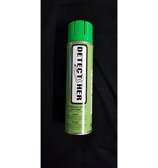 DETECT-HER™ INVERTED TIP TAIL PAINT SPRAY 500 ML FLUORESCENT GREEN