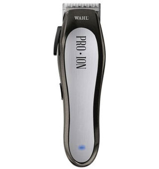 WAHL PRO ION® RECHARGEABLE CORDLESS CLIPPER BLACK/CHROME