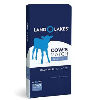 LAND O LAKES® COW'S MATCH® COLDFRONT® MILK REPLACER 26% PROTEIN 50 LB ...