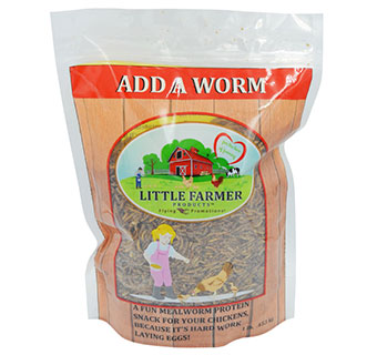 LITTLE FARMER ADD A WORM POULTRY TREAT 1 LB 1/PKG