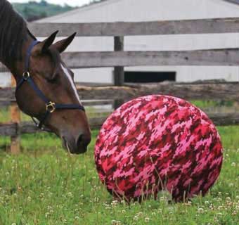 JOLLY PETS® JOLLY MEGA SOCCER BALL COVER PINK CAMO POLYESTER 40 IN