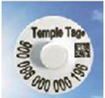 Z TAGS™ COMFORTEAR® FULL DUPLEX ELECTRONIC RFID TAG WHITE 25/BAG