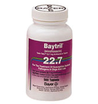 BAYTRIL® TASTE TABLETS 22.7 MG 500/BOTTLE