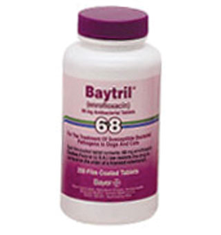 BAYTRIL® PURPLE TABLETS 68.0 MG 250/BOTTLE