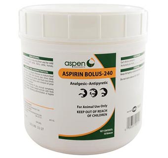 ASPIRIN BOLUS 240 GRAIN 50 BOLUSES/PKG