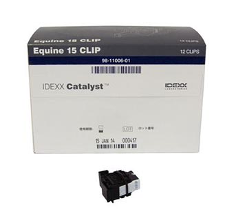 CATALYST DX® CHEMISTRY PRELOADED CLIPS EQUINE 15 12/BOX (SOLD IN HAWAII ONLY)