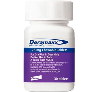 DERAMAXX® CHEWABLE TABLETS 75 MG 30/BOTTLE (RX)