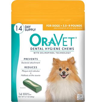 ORAVET DENTAL CHEWS XSMALL DOG 6X14S (SOLD IN HAWAII ONLY)