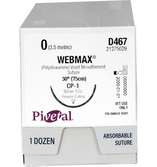 PIVETAL® WEBMAX™ SUTURES D467 30 IN (CP-1) 12/BOX