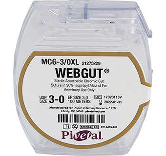 PIVETAL® WEBGUT™ SUTURES 3/0 - 100 M