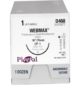 PIVETAL® WEBMAX™ SUTURES D468 30 IN (CP-1) 12/BOX