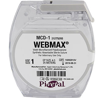 PIVETAL® WEBMAX™ SUTURES 1 - 25 M