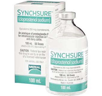 SYNCHSURE™ (CLOPROSTENOL SODIUM) INJECTABLE  (RX) - 100ML VIAL - EACH