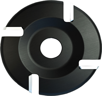 4-SLOT CARBIDE THIN FLAT HOOF TRIMMING DISC 4 IN 1/PKG